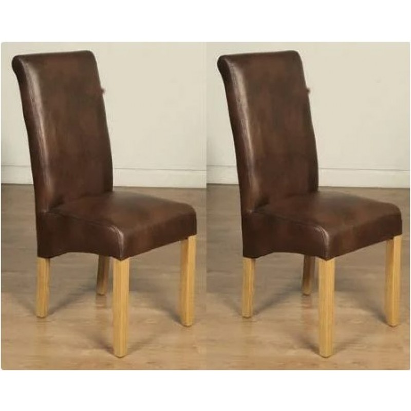 AM Sophie Oak Chair Tan KD